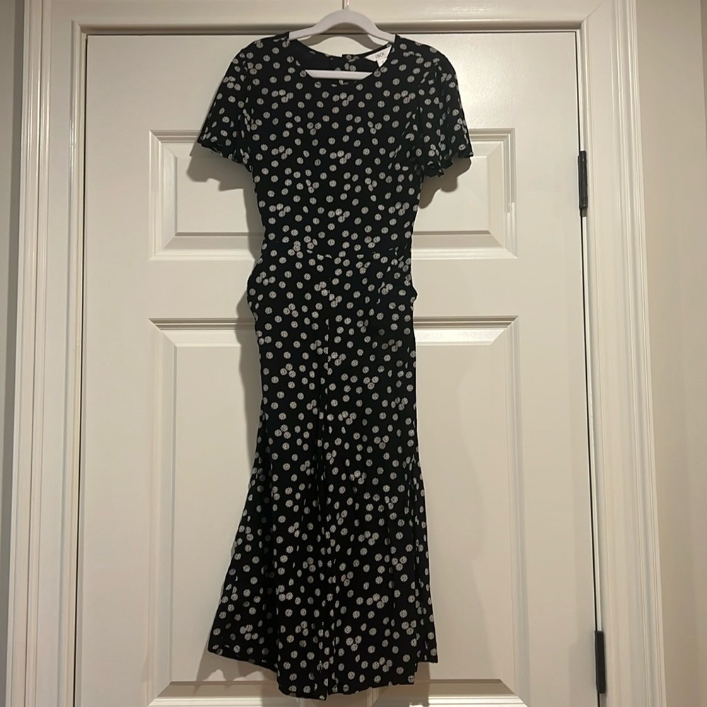 GIRLS size 7/8 1901 sunflower print romper